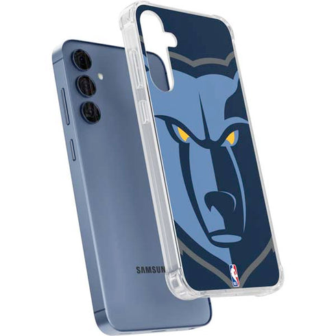 NBA Memphis Grizzlies Large Logo Galaxy A35 5G Clear Case